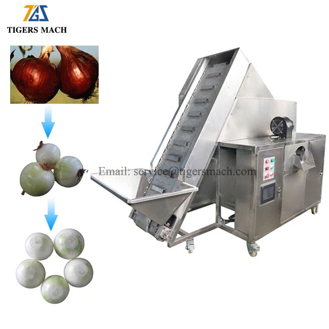 Onion Peeling and Root Cutting Machines