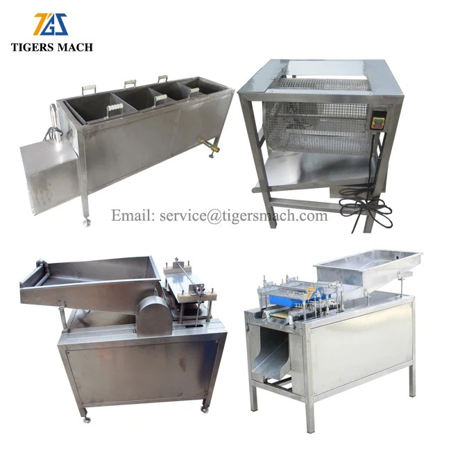 equipment for boiling and peeling quail egg production line
