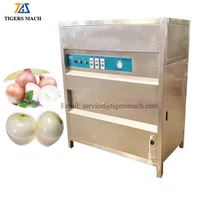 Μηχάνημα αποφλοίωσης ξηρού κρεμμυδιού