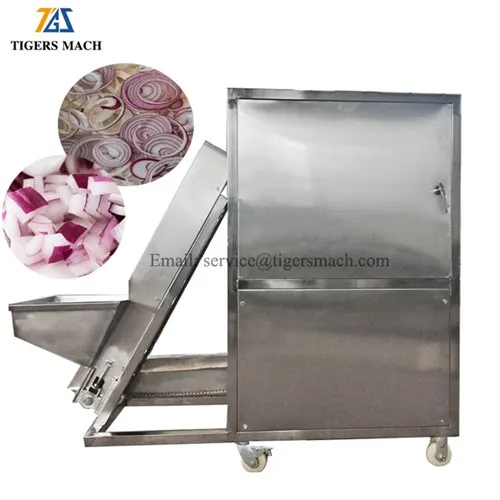 Βιομηχανική μηχανή κοπής κρεμμυδιών